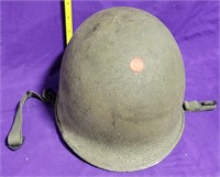MILITARY HELMET WITH LINER