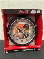 Dale Earnhardt Jr Coca-Cola wall clock