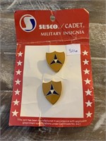 2 Susco Cadet Military Pins
