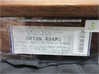 Bryan Adams concert ticket