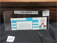 The Judds concert ticket
