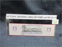 National Baseball Hall of fame ticket