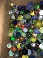 LARGE LOT OF MARBLES WITH SHOOTERS