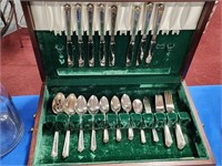 HOLMES & EDWARDS INLAID IS MARKED SILVERWARE SET