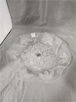 MIKASA FLORAL ETCHED BOWL
