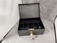 ASCA SMALL METAL CASH BOX WITH LOCK