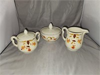 (3) PIECES OF HALL'S SUPERIOR AUTUMN LEAF PATTERN