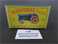 A Lesney Matchbox Diecast Toy Tractor