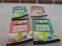 4 Word Search Books