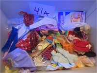 BOX FULL OF DOLL CLOTHES
