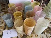 1950's COLORCRAFT SPAGHETTI STRING CUPS-15