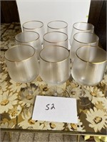 9-  GOLD RIM GLASSES