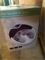 FOOT SPA w/ JET ACTION in BOX