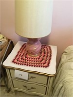 NIGHT STAND AND LAMP