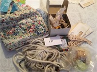 TOTE BAG of CRAFT SUPPLIES