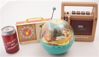 3 jeux Fisher-Price vintages,