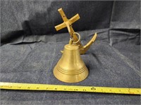 Brass anchor bell