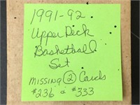 1991-92 UPPER DECK BASKETBALL LOT
