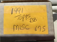 1991 TOPPS BASEBALL CARD LOT OF 675