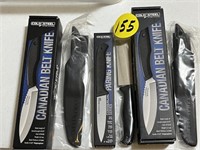 (3) Cold Steel Knives w/Boxes