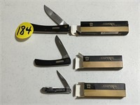 (3) Imperial Folding Knives w/Boxes