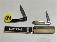 (2) Imperial Folding Knives w/Boxes