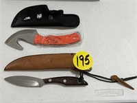 DH Russell & Browning Knives w/Sheaths
