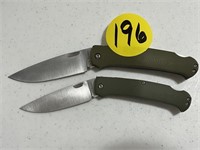 (2) AG Russell Folding Knives