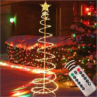 Light Up Warm White Christmas Spiral Tree