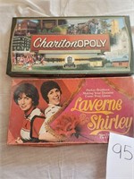 Charitonopoly & Vintage Laverne & Shirley Game