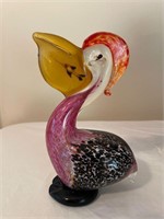 Murano Glass Pelican Figurine