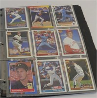 50+ Base Ball Cards in a Binder