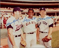 Harmon Killebrew, Mickey Mantle and Willie Mays