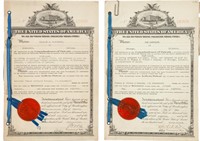 1918 Tom Bendelow Golf Ball Patent Assignment