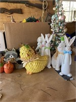 Easter and Fall Decor Lot