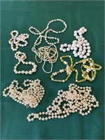 Costume bead and pearl lot
