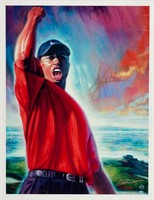 Tiger Woods Signed "Tiger's Roar"
