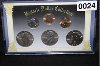 HISTORIC DOLLAR COLLECTION FIVE COINS