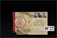 2009 U.S. LINCOLN CENT COPPER PROOF SET