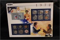 1972 UNCIRCULATED MINT SET W/ STAMPS