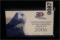 2006 MINT PROOF STATE QUARTER SET