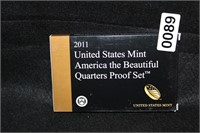 2011 US MINT AMERICA THE BEAUTIFUL 1/4'S PROOF SET