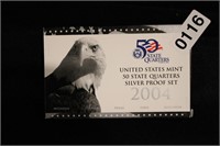 2004 SILVER PROOF STATE 1/4'S SET