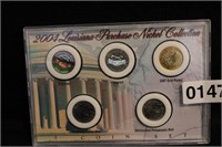 2004 LOUISIANA PURCHASE NICKEL COLLECTION 5 COINS