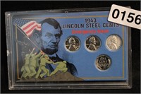 1943 LINCOLN STEEL CENTS EMERGENCY ISSUE SET