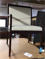 Nice  Wooden chair 20Wx18Hx18D cream cloth
