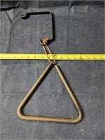 Triangle dinner bell with hanger
