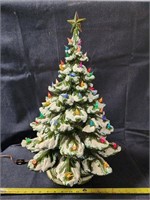 Cermic Christmas tree with 2 bases