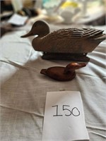 Duck Decoy & Carved Duck