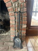 Cast Iron Fireplace Tool Set
